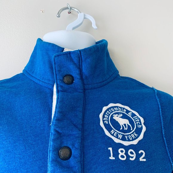 ABERCROMBIE KIDS royal blue sweater jacket size XL - Picture 4 of 12